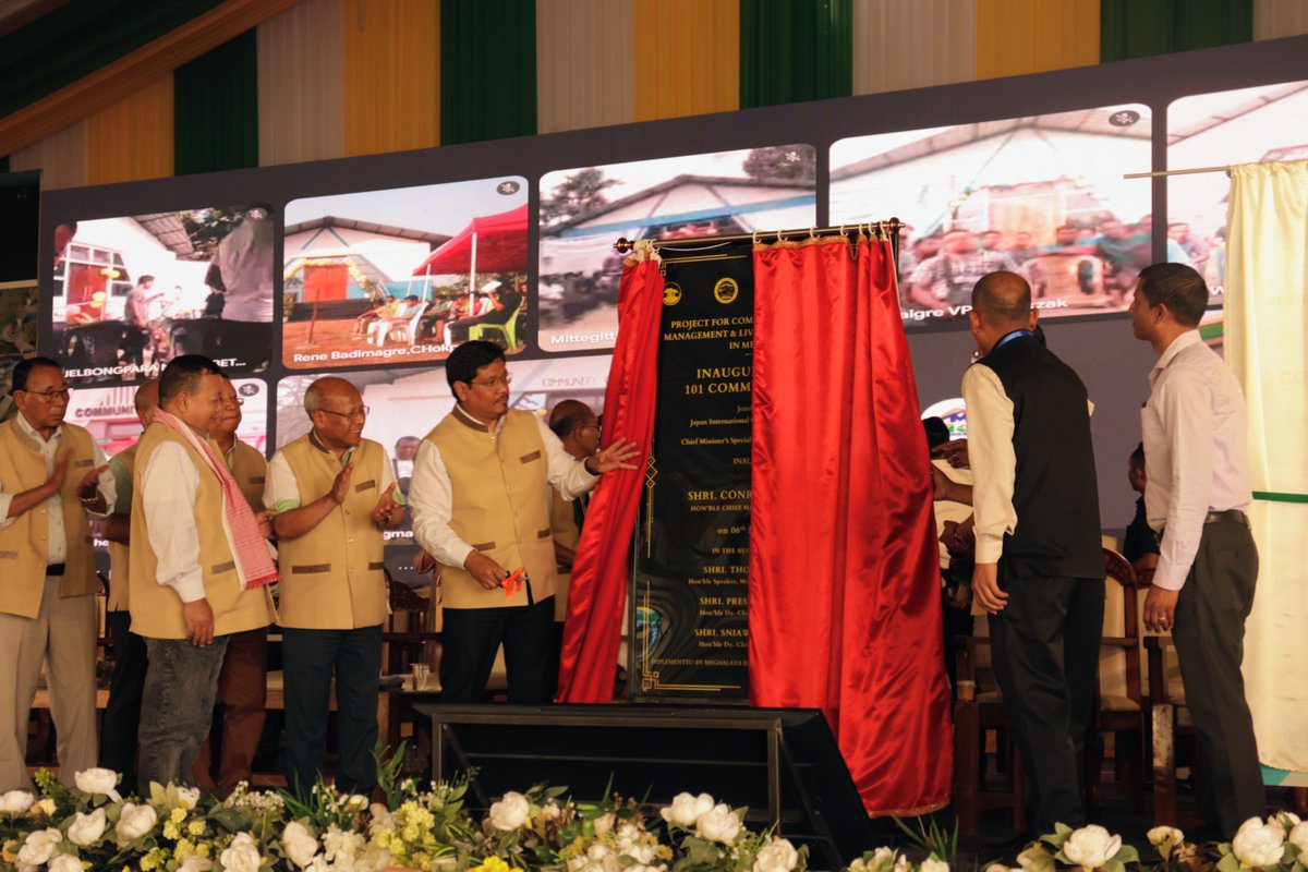 mbda_meghalaya's tweet image. through beneficiary stories, cheque distributions, inauguration of new community halls, warehouses and CFCs; programmes that are empowering our farmers, entrepreneurs and communities across the state. (2/2)
#MBDA #MBMA