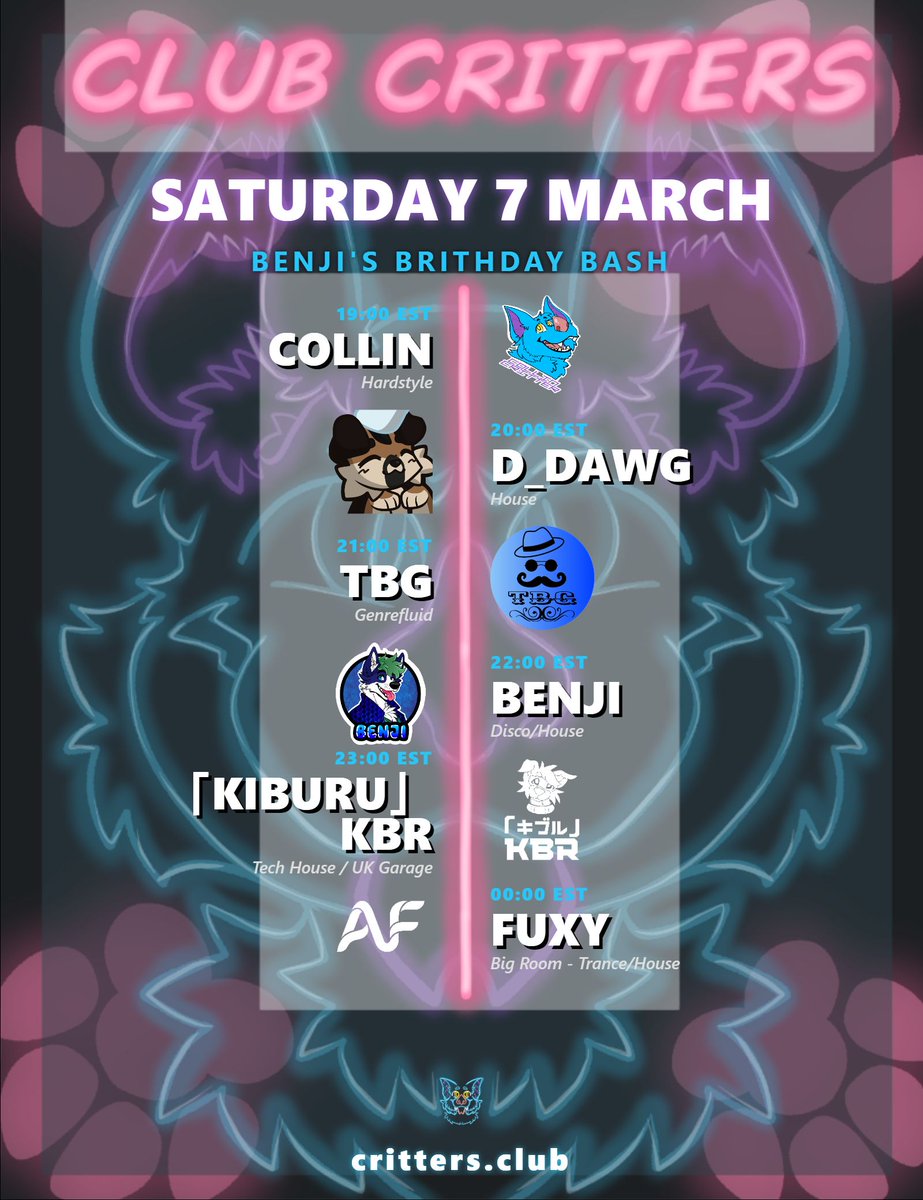 Furry Rave Night tweet media