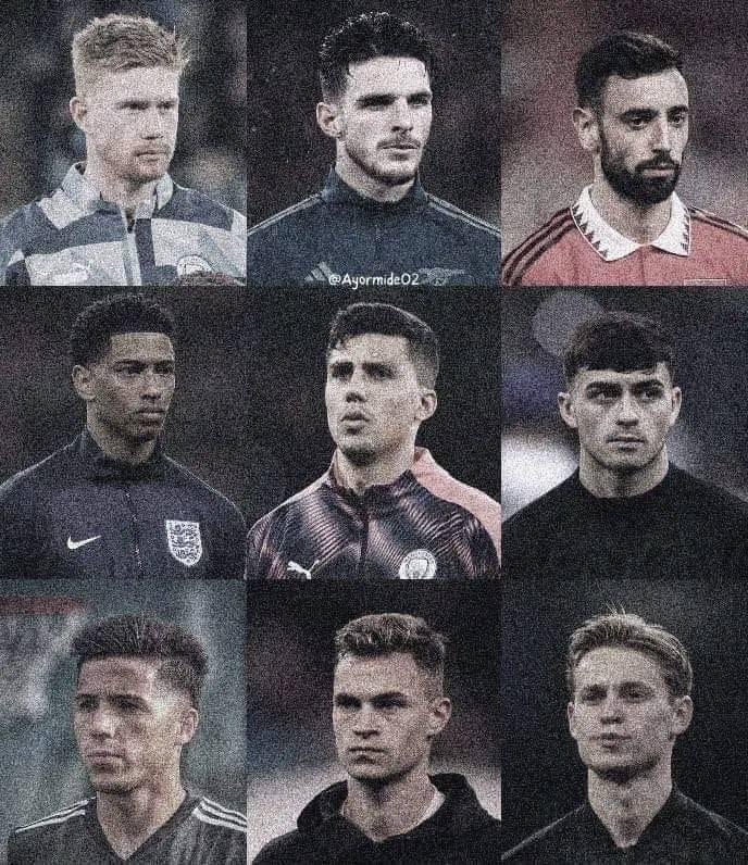 1Kingabk's tweet photo. What’s the strongest midfield trio here https://t.co/1RjUm3aInc