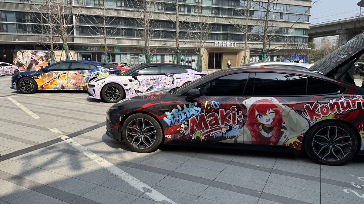 SamLewies's tweet photo. #BlueArhcive 
#ブルーアーカイブ 
Blue Archive Only Comic-Con in Hangzhou, Mar. 7th
Itasha part.
No cosplayer part cause I didn't focus on.🙃 https://t.co/oSWbWANjgR