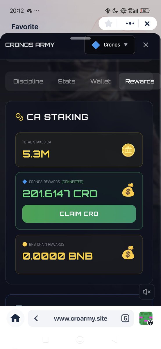 Told you I’d drop a monthly recap of the $CRO rewards I’m earning on <a href="/CronosArmy212/">Cronos Army</a> without lifting a finger.
Well… consider this a preview.
These are the rewards from just 7 days — and I literally did nothing.
Pure passive $CRO.
No grinding. No stress.
By far the best game in