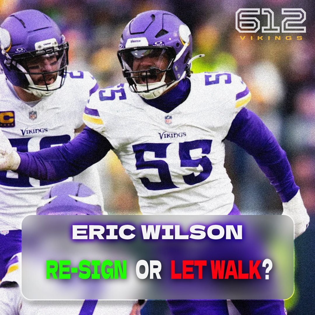 612Vikings's tweet photo. What should the #Vikings do with LB Eric Wilson in Free Agency? https://t.co/Q6MaN690iE