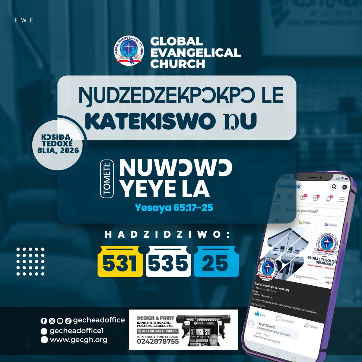 gecheadoffice1's tweet photo. ##SundayLectionary : 8th March 2026

#GEC #GEMM #gecheadoffice #happysunday

Follow the *Global Evangelical Church Head Office channel* on WhatsApp: https://t.co/PKFE3gZiBu https://t.co/79FiVecXeo