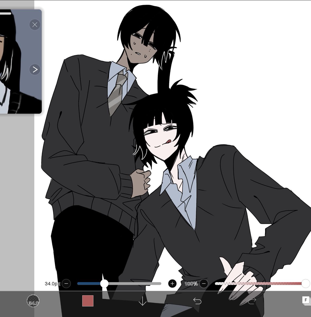 meme作ろうと思って描いたけどなんか飽きたから没