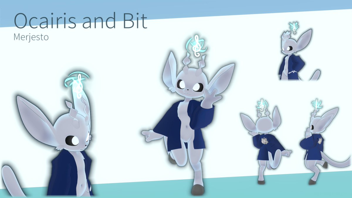 Merelithe's tweet photo. This Cute fella is @OrianMusSpirit and his Wisp Bit, I love the idea of a musical Spirit ^^ https://t.co/g42Z6e5LOq