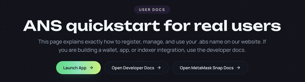 ANS | Abstract Name Service tweet media
