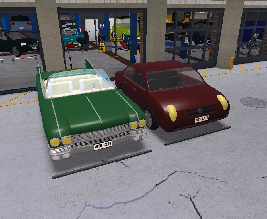 the difference between these two bloxburg cars is insane