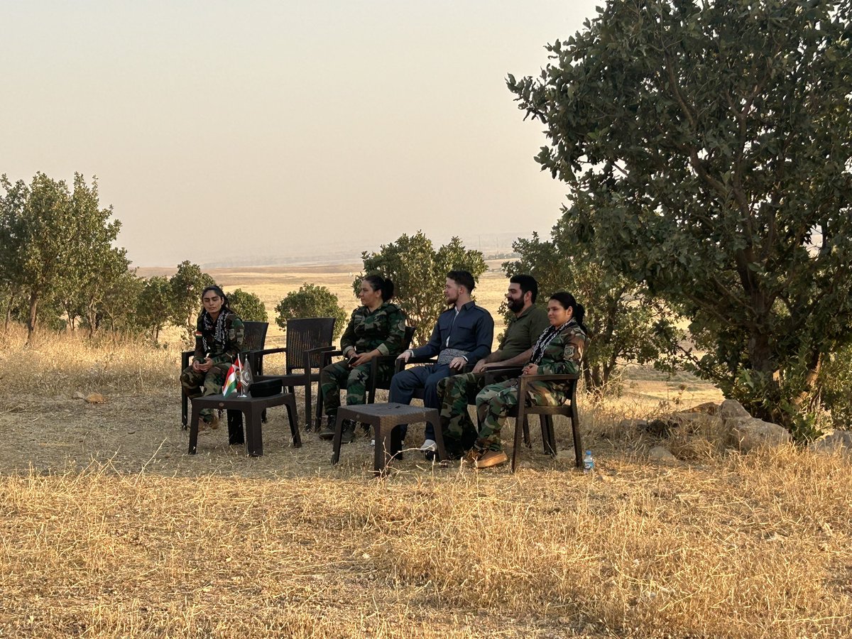 calebmclambsura's tweet photo. I had the honor of being hosted by several of the Kurdistan Freedom Party (PAK). I spoke with the Generals & several soldiers about all they do to protect Kurds. These men & women are fighting & dying to free their People from the Oppressive Regime of Iran. They will be honored & remembered for thousands of years to come. Biji Kurdistan.