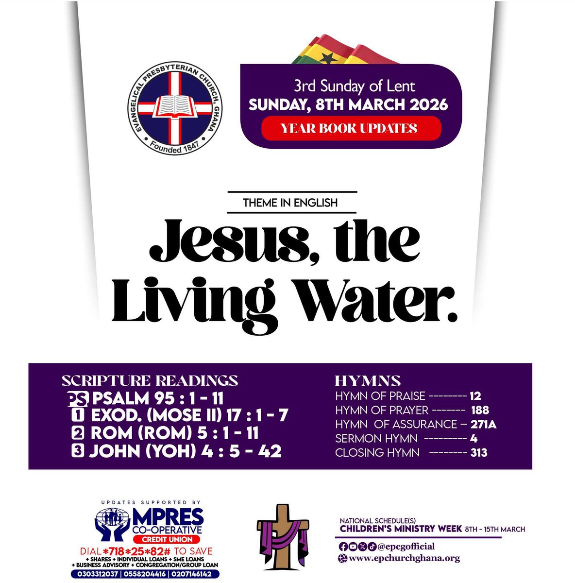 Evangelical Presbyterian Church, Ghana tweet media