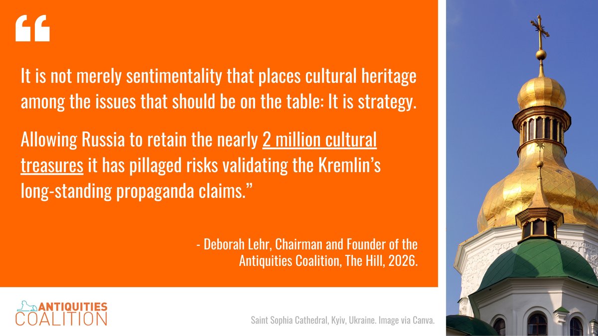 Antiquities Coalition tweet media