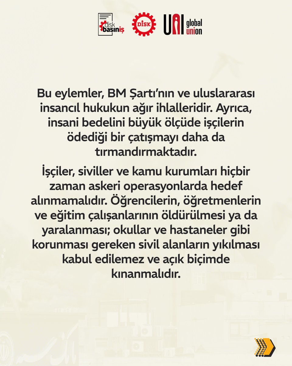 DİSK Basın-İş tweet media