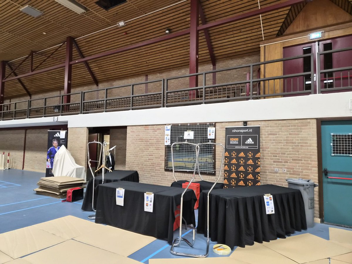 De voorbereidingen zijn getroffen. Wij zijn (bijna) klaar voor het Internationale Judotoernooi van Judoclub Berlicum in Sint Michielsgestel. Tot morgen!

#NihonSport #KiesKwaliteit #PersonalPassionPerfection #Judo #JBN #JudoBondNederland #adidasjudo #FAQ