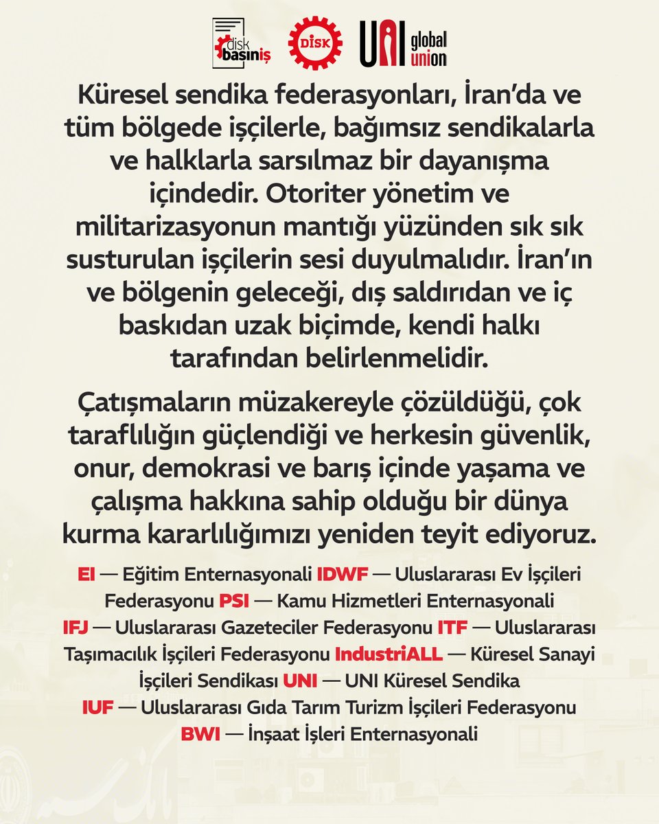 DİSK Basın-İş tweet media