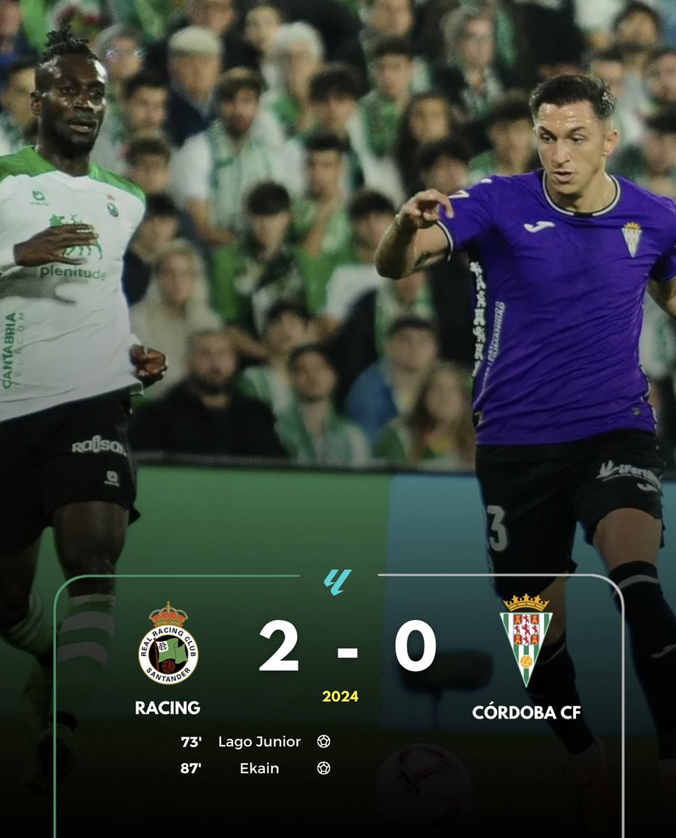 Balance total / visitante / y último partido frente al Racing de Santander como visitantes.