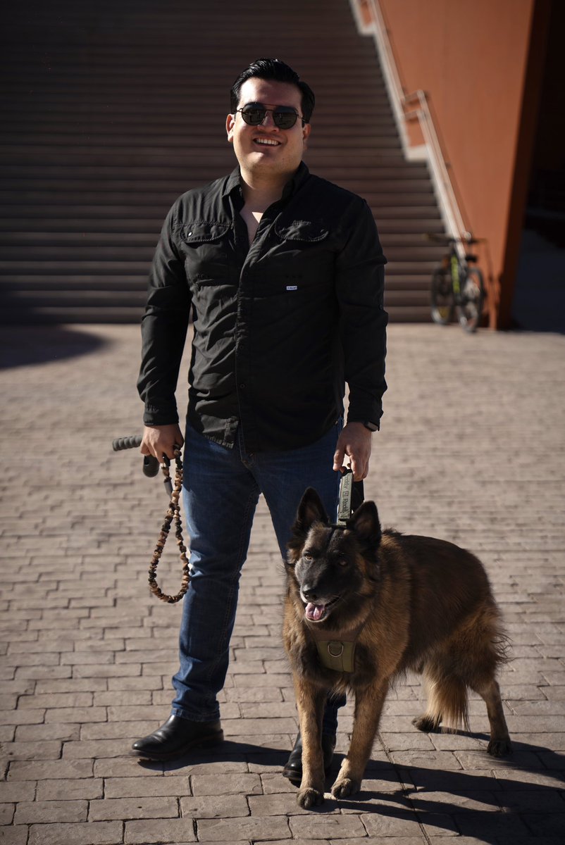 BalmacedaOleta's tweet photo. Hoy Nerón 🐾🐶 conoció el C5.
Su sueño de ser perrito K9 cada vez está más cercano. https://t.co/O4K6H7Vv66