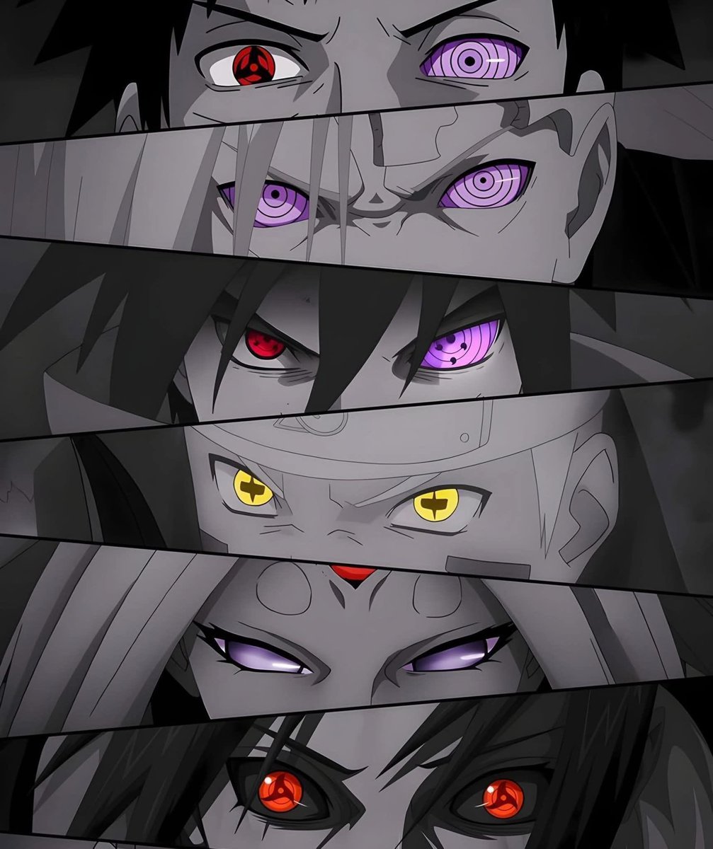 Eyes in Naruto are so peak no other anime is beating this🙂‍↕️