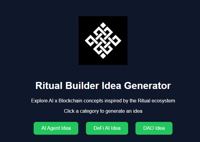 direumatteul's tweet image. gRitual fren

Just built a small Ritual Builder Idea Generator 🤖

Inspired by the Ritual docs.

It generates ideas for:
• AI Agents
• DeFi AI tools
• DAO governance AI

Try it here 👇
kamaledeng.github.io/ai-web3-idea-g…

@ritualnet @ritualfnd @Jez_Cryptoz @Jez_Cryptoz

#Ritual #AI #Web3