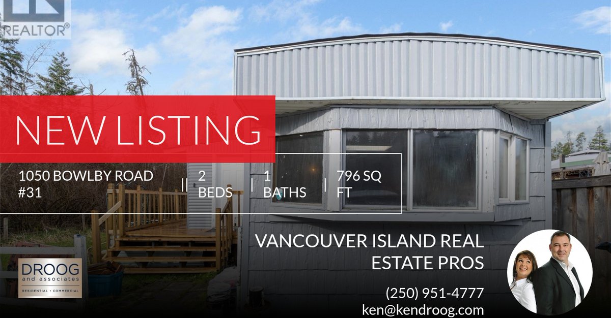 virepros's tweet photo. 📍 New Listing 📍 Take a look at this fantastic new property that just hit the market located at 1050 Bowlby Road #31 in Errington. Reach out here or at (250) 951-4777 for more information https://t.co/3FS3fpuL0j https://t.co/K03erQNfbQ