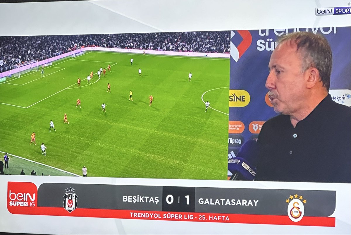 Sergen yalçın 10 kişi kalan Galatasaray’ı yenemeyince 9 kişi kalsalardı yenebilirdik diye ağlıyor küçük takımın küçük teknik direktörü #BJKvGS