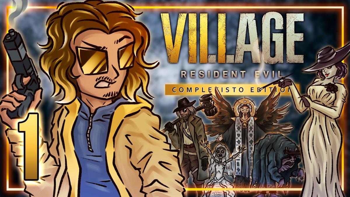 DemonMGB's tweet photo. Por fin, terminé la miniatura de mis directos del Resident Evil Village. Me ha costado más que ninguna, espero que se vea por qué. Once again, me ha quedado de lokérrimos. https://t.co/Jfan64ZULX