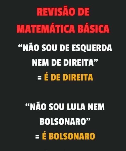 orlandoguerreir's tweet photo. Como dois é dois = quatro https://t.co/VZIjKauSP8