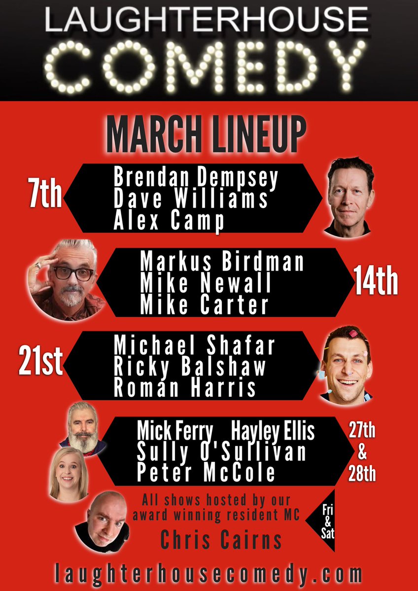Laughter_house's tweet photo. New month. New lineup. Same bad decisions after the show. 🍻
March is stacked at Laughterhouse Liverpool—come laugh at the comedians… or your friends. https://t.co/pw6cY7qEut