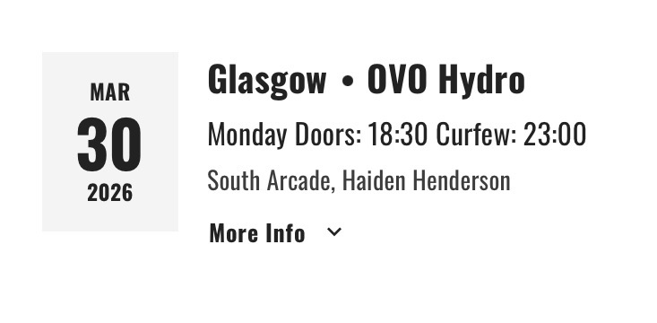 TeamHaiden's tweet photo. Only 23 DAYS until @byhaiden performs at the OVO Hydro in Glasgow 🇬🇧

Scotland’s largest entertainment venue with a capacity of 14,300!!!

From small venues to arenas…  proud is an understatement

💙💙💙 https://t.co/wxzUc9UHv6