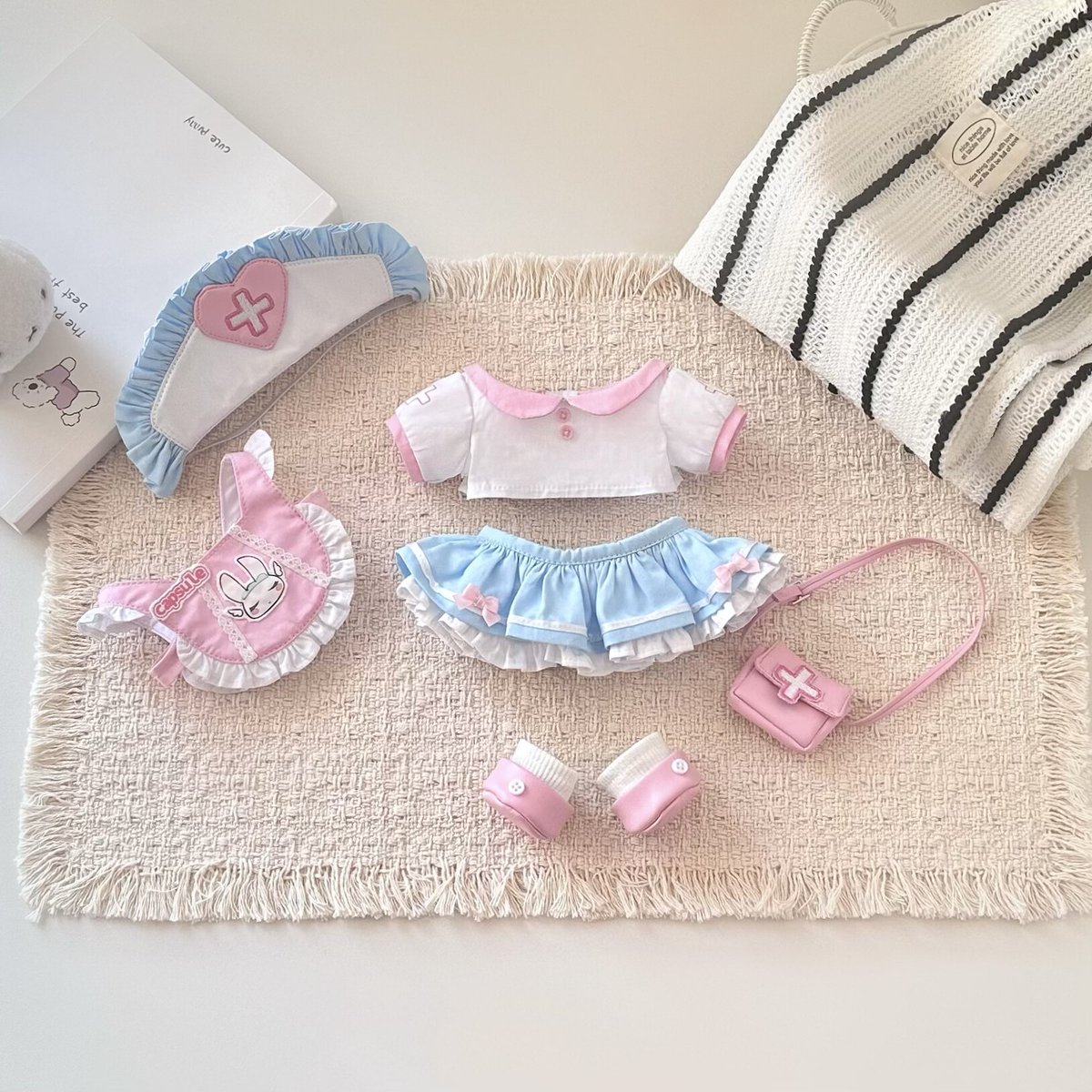 20cm 無属性 ぬいぐるみ用服【护士】
¥2,480

candymoonii.com/products/43569…

#無属性ぬい #推し活 #ぬい服 #ぬいぐるみ #ぬい活 #ぬい撮り #JPぬい #綿人形