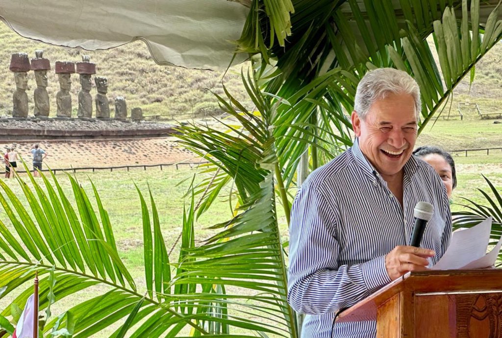 Winston Peters tweet media