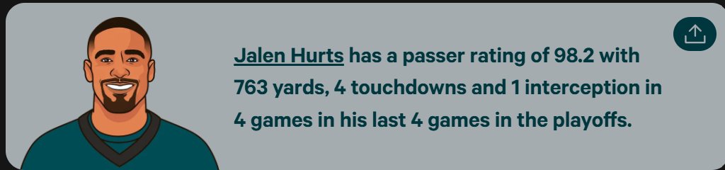 TimODonahue1's tweet photo. @twojews1penny @Lazerus But Lamar has literally been better in the playoffs recently it's just a fact. Yeah, Hurts won more games because his defense forced 13 turnovers lmao https://t.co/P16a1NSlxv