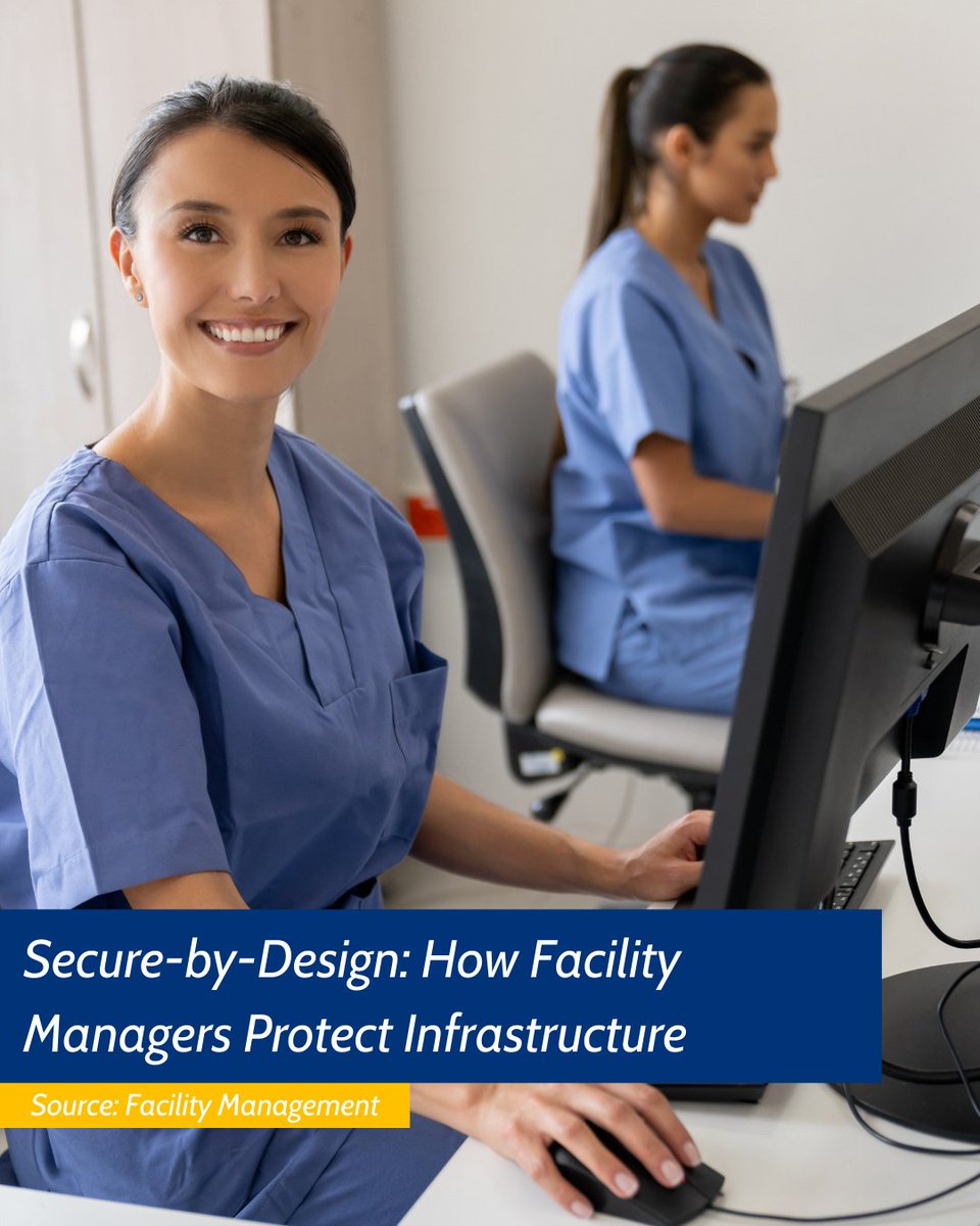 ISMServicesInc's tweet photo. Many building systems like HVAC, access control, and lighting, weren’t designed with cybersecurity in mind. 

With a "Secure‑by‑Design" approach, security is embedded into infrastructure from the start. 

Read more: https://t.co/iL7aB23qZl https://t.co/ztdLffOmZ9