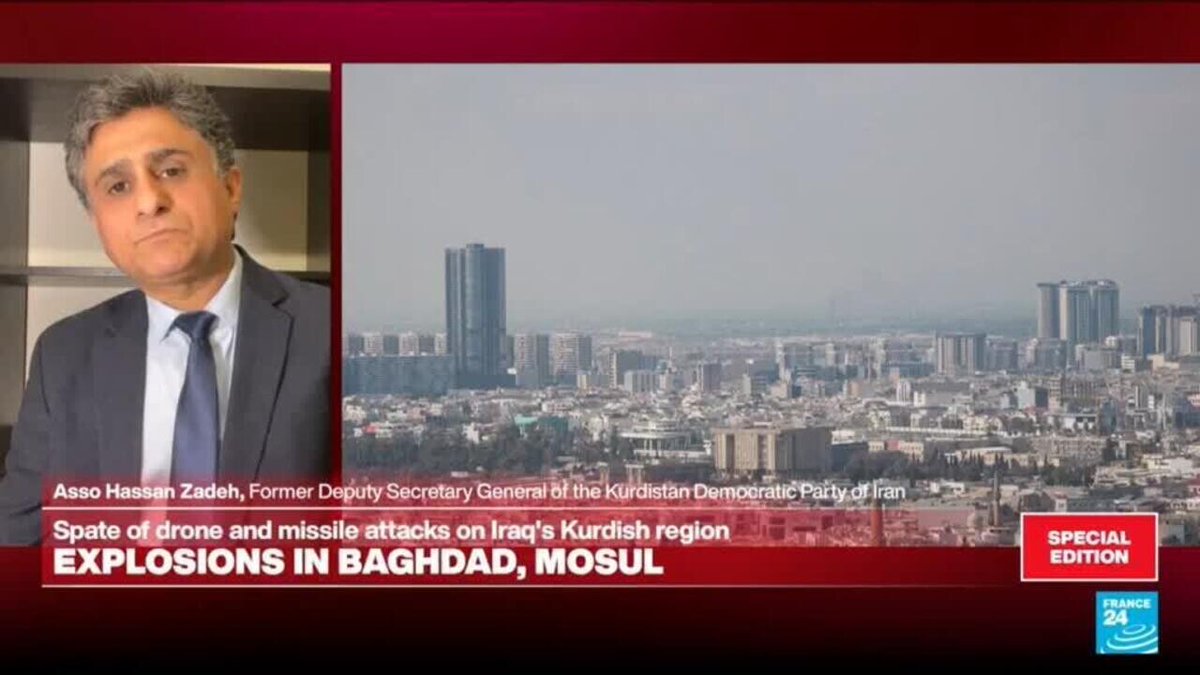 Spotlight - Former KDPI leader Asso Hassan Zadeh speaks to France 24
➡️ go.france24.com/4U6