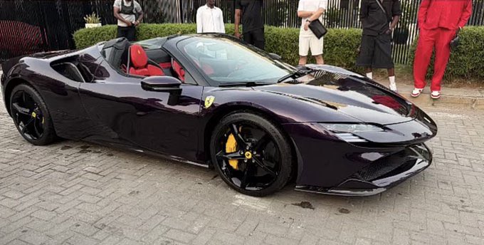 1JustPP's tweet photo. Dem talk say money no fit finish, he show una receipt sharp sharp 🤑 SF90 S for the streets. 🏎️💨 https://t.co/zPsdMCS4Bz