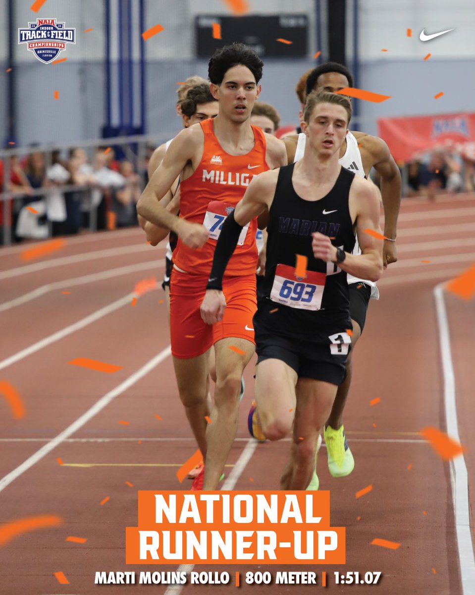 𝗦𝗶𝗹𝘃𝗲𝗿 𝗼𝗻 𝘁𝗵𝗲 𝗡𝗮𝘁𝗶𝗼𝗻𝗮𝗹 𝗦𝘁𝗮𝗴𝗲 🥈

Martí Molins Rallo races to a 2nd-place finish in the 800m, clocking 1:51.07 😤

#MountaintopMentality🌄 | #HerdMindset