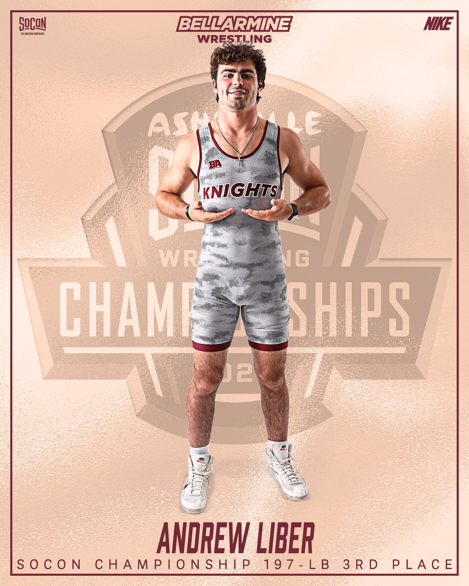 BUKnightsWre's tweet image. 𝐒𝐨𝐂𝐨𝐧 𝐂𝐡𝐚𝐦𝐩𝐢𝐨𝐧𝐬𝐡𝐢𝐩𝐬 | 𝟑𝐫𝐝 𝐏𝐥𝐚𝐜𝐞 🥉   

Andrew Liber got the best of Toby Schoffstall (VMI) for the second time in the tournament, winning by 5-4 decision to claim the bronze medal! 

#SwordsUpBU | #cantwait