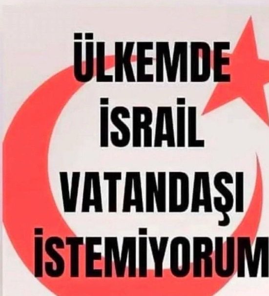 Ülkemde İsrail vatandaşı istemiyorum?

Ya Siz...?