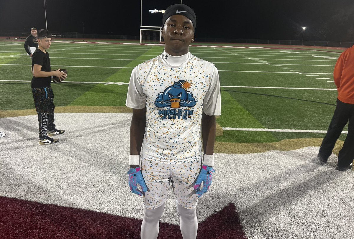 #TN2031 ATH <a href="/CarterXHogsett4/">Carter Hogsett</a> stood out at Middle TN Elite’s latest practice 🏈🏅

Hogsett impressed at receiver, utilizing his size and wingspan to make a number of impressive grabs