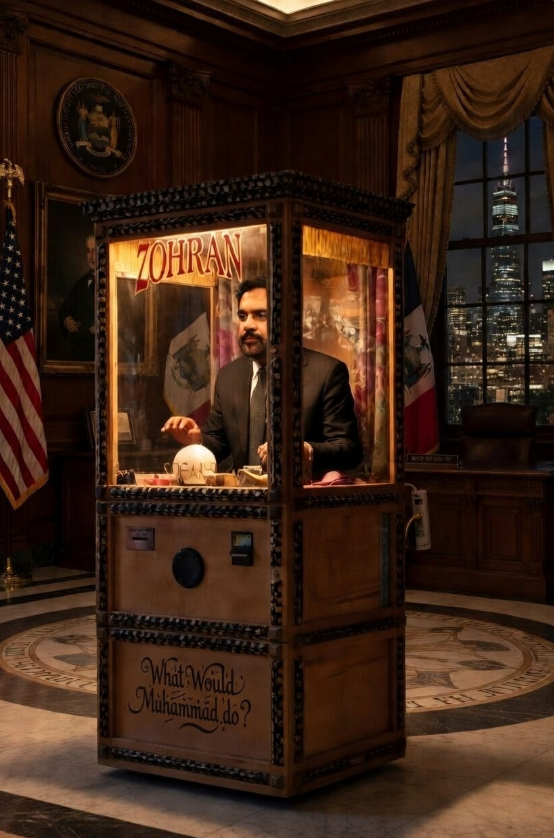 Where my mind goes when I imagine what it's like walking into in the New York City Mayor's office.