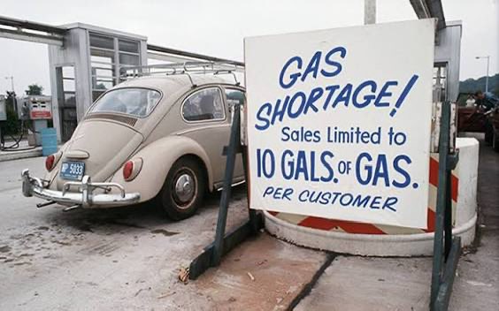 Next week you will start to see the words “oil crisis” in headlines and chyrons. 

The last one was in the 70s and this is what I looked like.