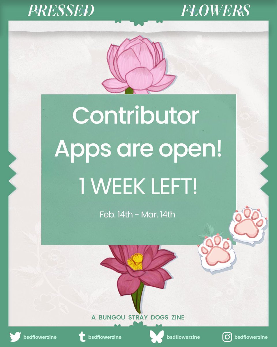 Pressed Flowers: A BSD Zine tweet media