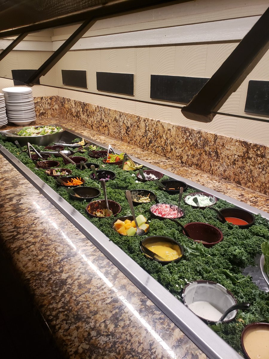 Take a trip to our salad bar this evening! ✈️🥗