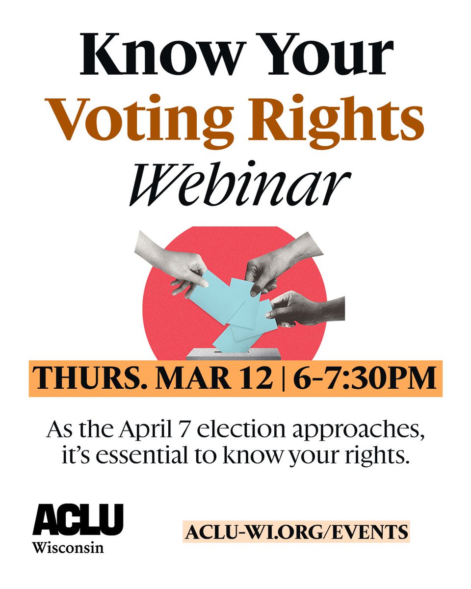 ACLU of Wisconsin tweet media