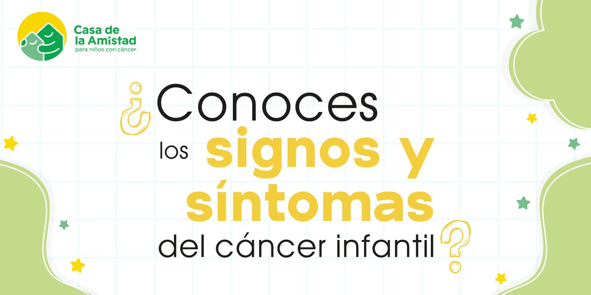 CasadelaAmistad's tweet image. ✨💚 Reconocer a tiempo los #signosysíntomas del #cáncerinfantil 🎗️ puede hacer una diferencia enorme y brindar a las familias claridad y #fortaleza en medio de un camino lleno de incertidumbre.
Infórmate y ayuda a que más personas lo hagan entrando aquí: hubs.ly/Q045LVyB0