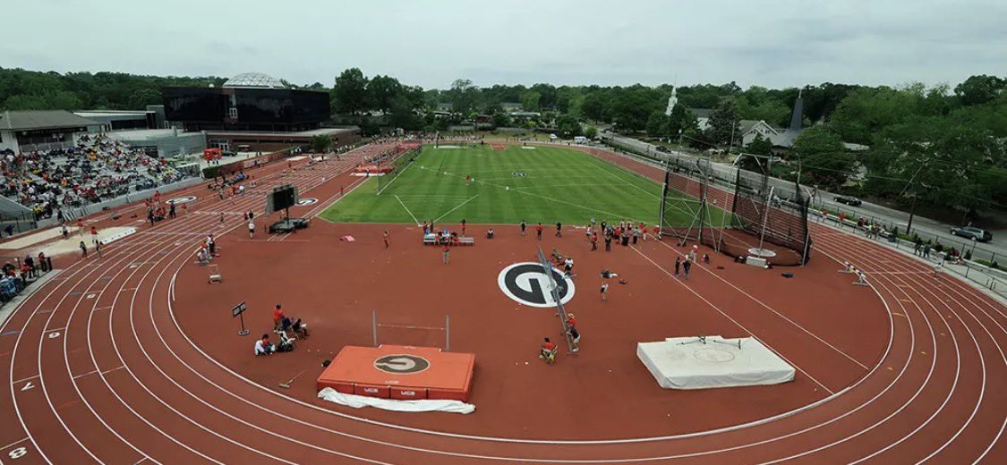 Coachjgpatrick's tweet image. Great Day watching @SKG_Athletics compete at the @UGAAthletics Track Complex! It’s great to have Facilities like these in our area for our athletes to experience.  #trackandfield #throws #shotput