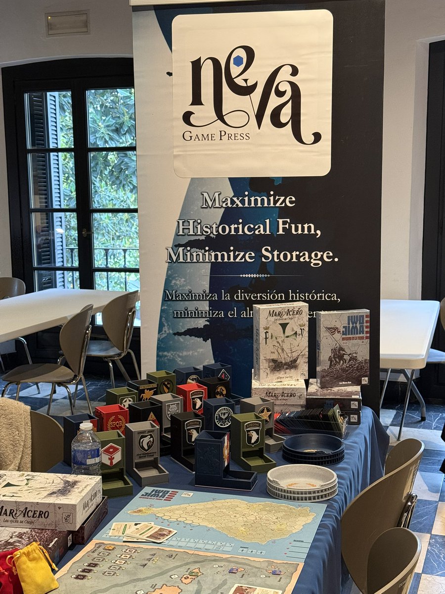 queremosjugar's tweet photo. Hemos tenido la suerte de contar en Hispabellum con la editorial @nevagamepress, que nos ha estado presentando amablemente sus productos más destacados, donando generosamente algunos para nuestro sorteo. Gracias!
#queremosjugar #hispabellum #juegosdemesa #wargames #ocioensevilla https://t.co/zArWBLRmeM