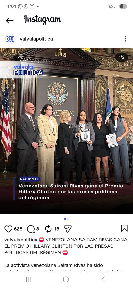 Esta lanza ese tuit como que paso 12 años encerrada 🤣 y no de viaje por todo el planeta recibiendo premios. Ok, amnistia, pero honestidad por delante