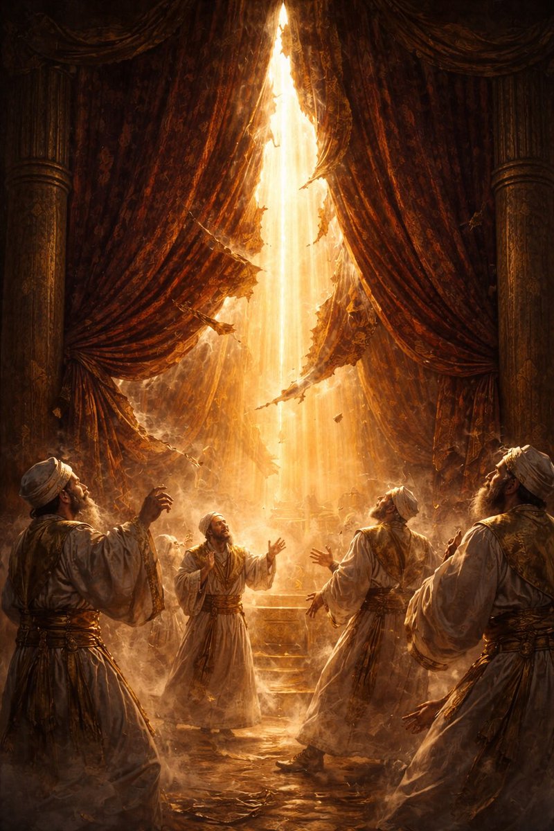 cremlun's tweet photo. “The veil of the temple was torn in two…
from top to bottom.”
Matthew 27:51 https://t.co/R3FOycOZw4