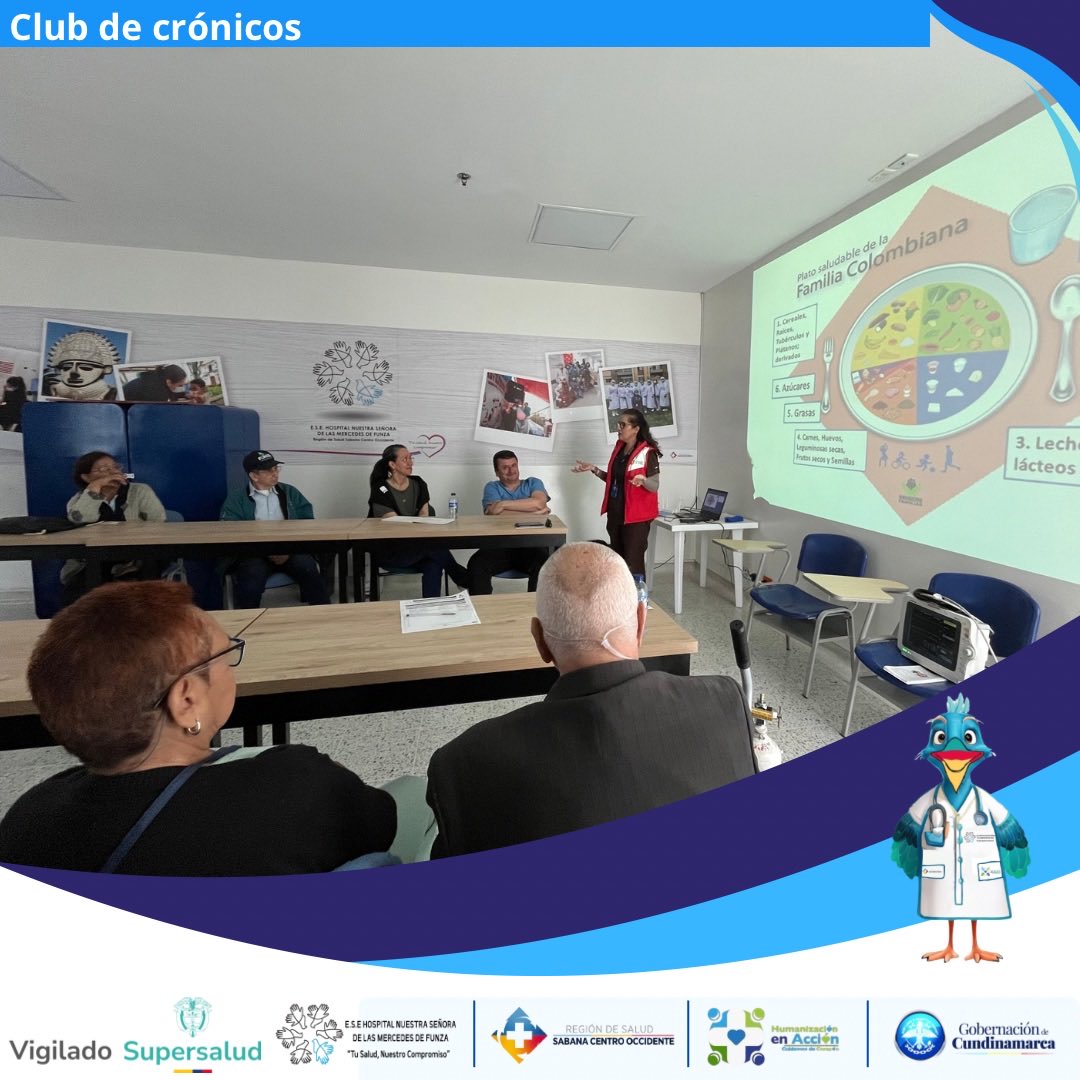 ese_las's tweet photo. Hoy se llevó a cabo una nueva jornada del Club de Crónicos, un espacio diseñado para el acompañamiento, aprendizaje y bienestar de nuestros usuarios, donde a través de diferentes actividades se promueve el autocuidado y la adopción de hábitos saludables. https://t.co/z0jrTeAR95