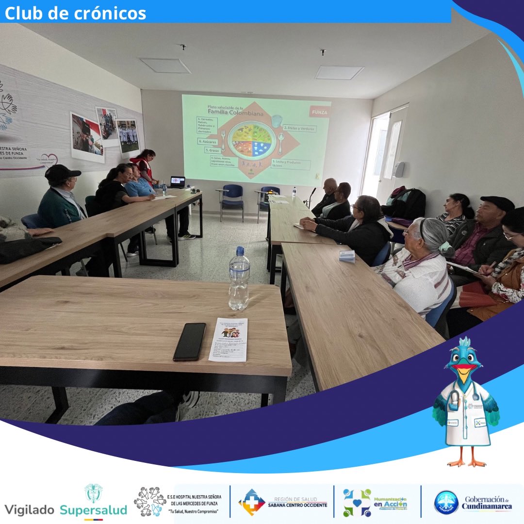 ese_las's tweet photo. Hoy se llevó a cabo una nueva jornada del Club de Crónicos, un espacio diseñado para el acompañamiento, aprendizaje y bienestar de nuestros usuarios, donde a través de diferentes actividades se promueve el autocuidado y la adopción de hábitos saludables. https://t.co/z0jrTeAR95