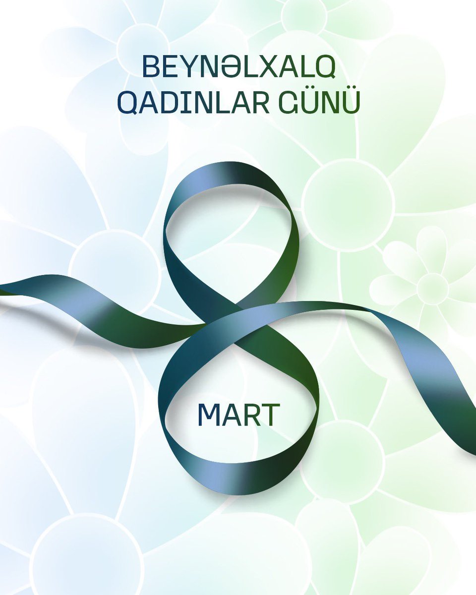 azerconnectaz's tweet photo. 8 Mart – Beynəlxalq Qadınlar Günü münasibətilə bütün xanımları təbrik edir, cansağlığı, xoşbəxtlik və yeni nailiyyətlər arzulayırıq! Bayramınız mübarək! 🌸 https://t.co/S3iChsqVRC